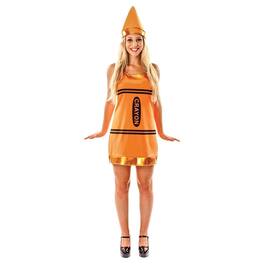 Orion Costumes - Women's Crayon Fancy Dress Costume MED - Orange