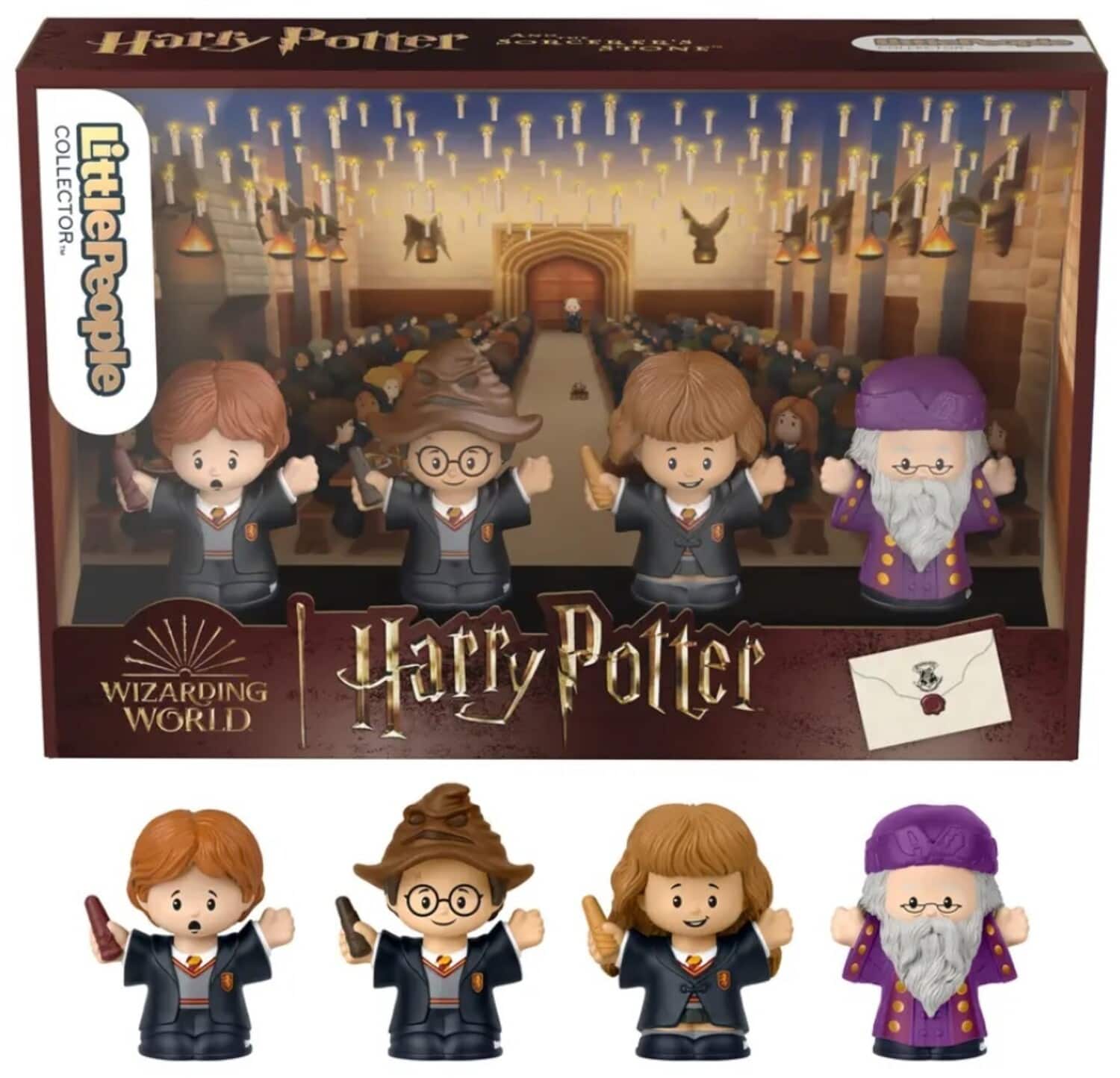 Fisher Price - Little People Collector: Harry Potter and the Sorcerer's Stone 4-Pack, Special Edition - COLLECTABLES - Multicolor