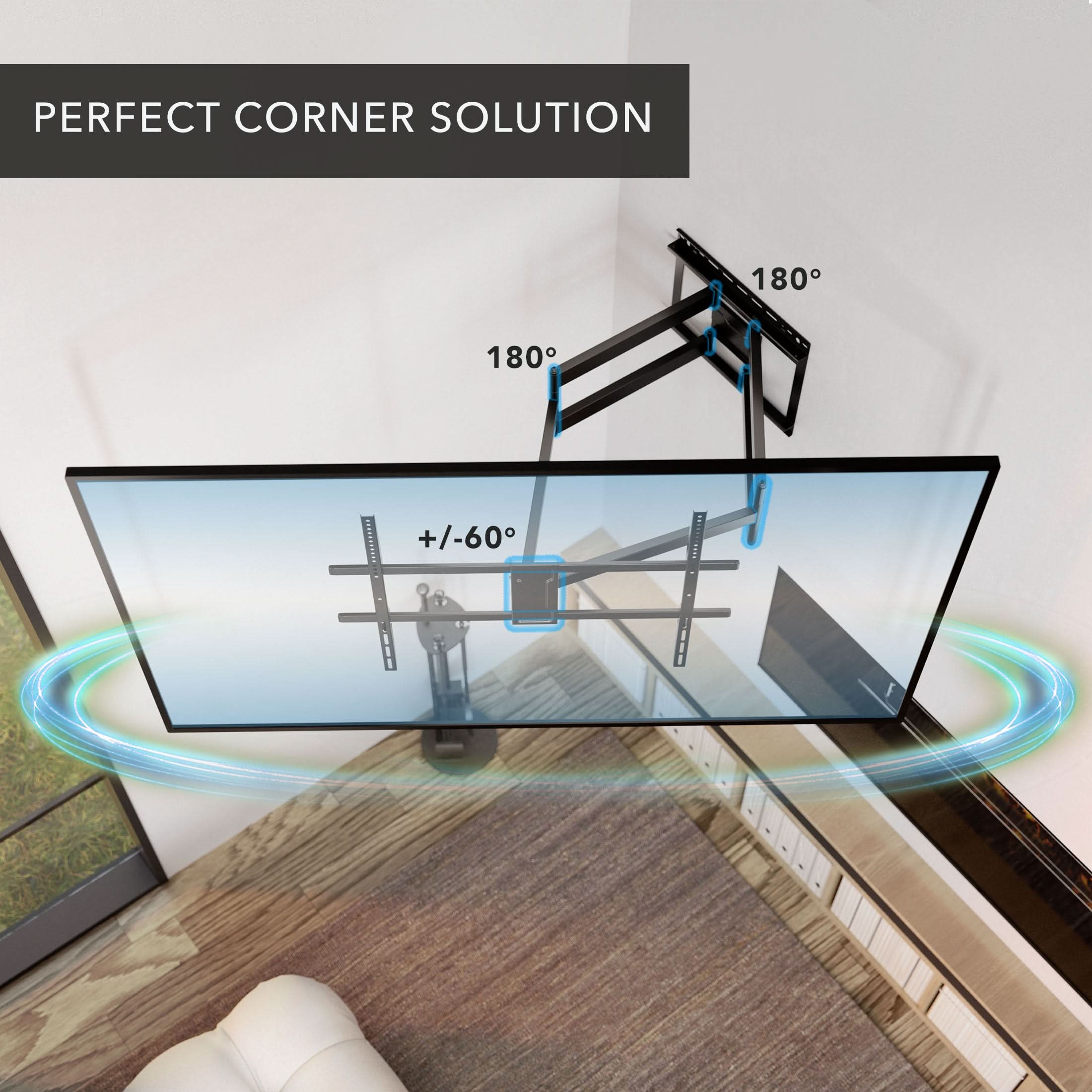 PERFECT CORNER SOLUTION

180°

180°

+/-60°
