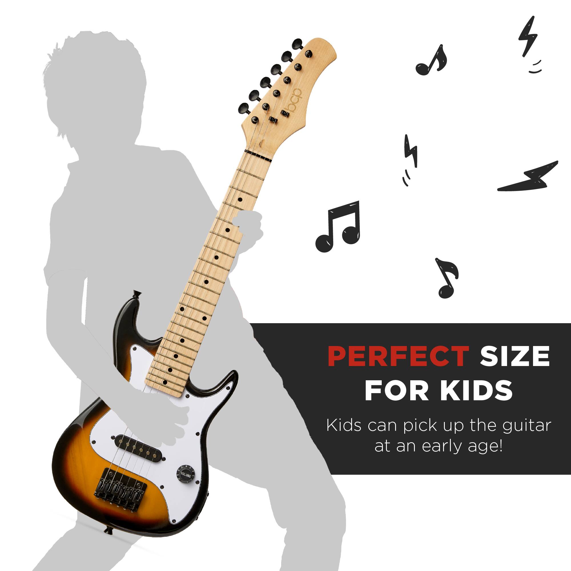 PERFECT SIZE FOR KIDS  
Kids can pick up the guitar at an early age!