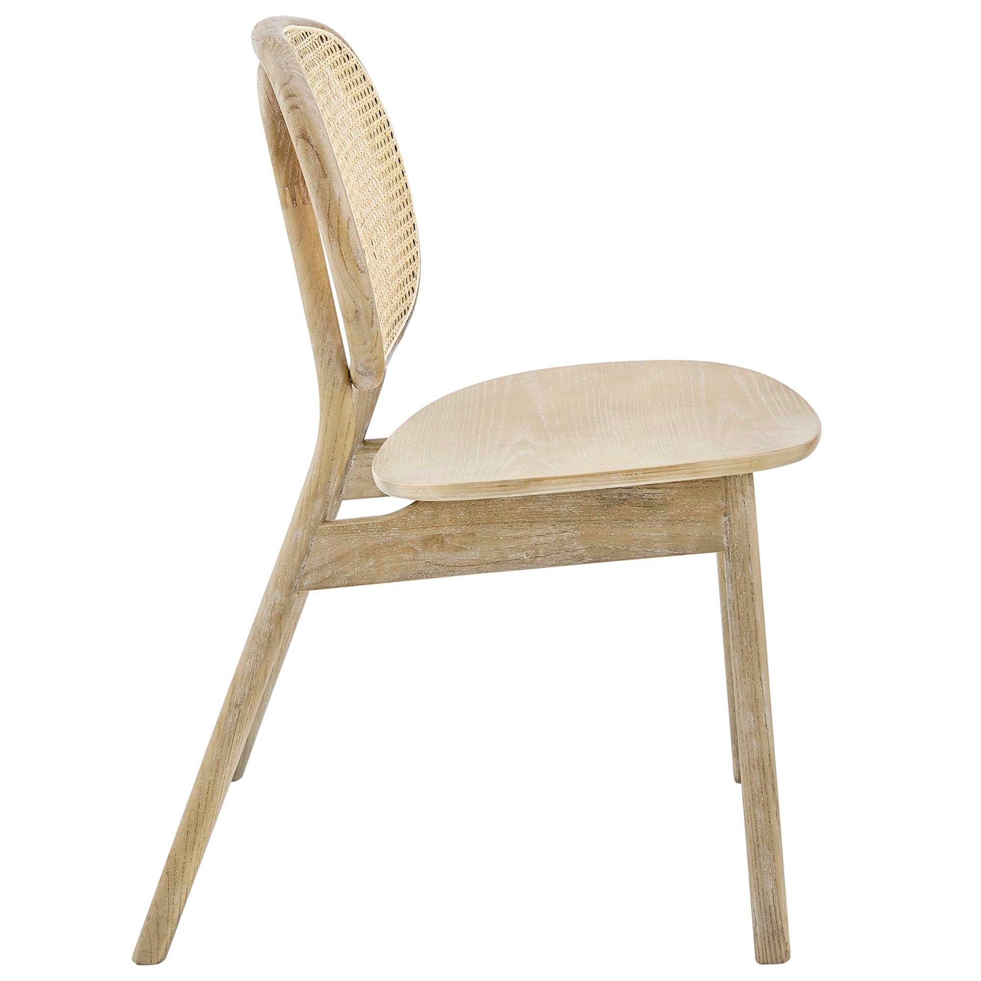 Alt View 2. Modway - Malina Wood Dining Side Chair Set of 2 by Modway - Gray.