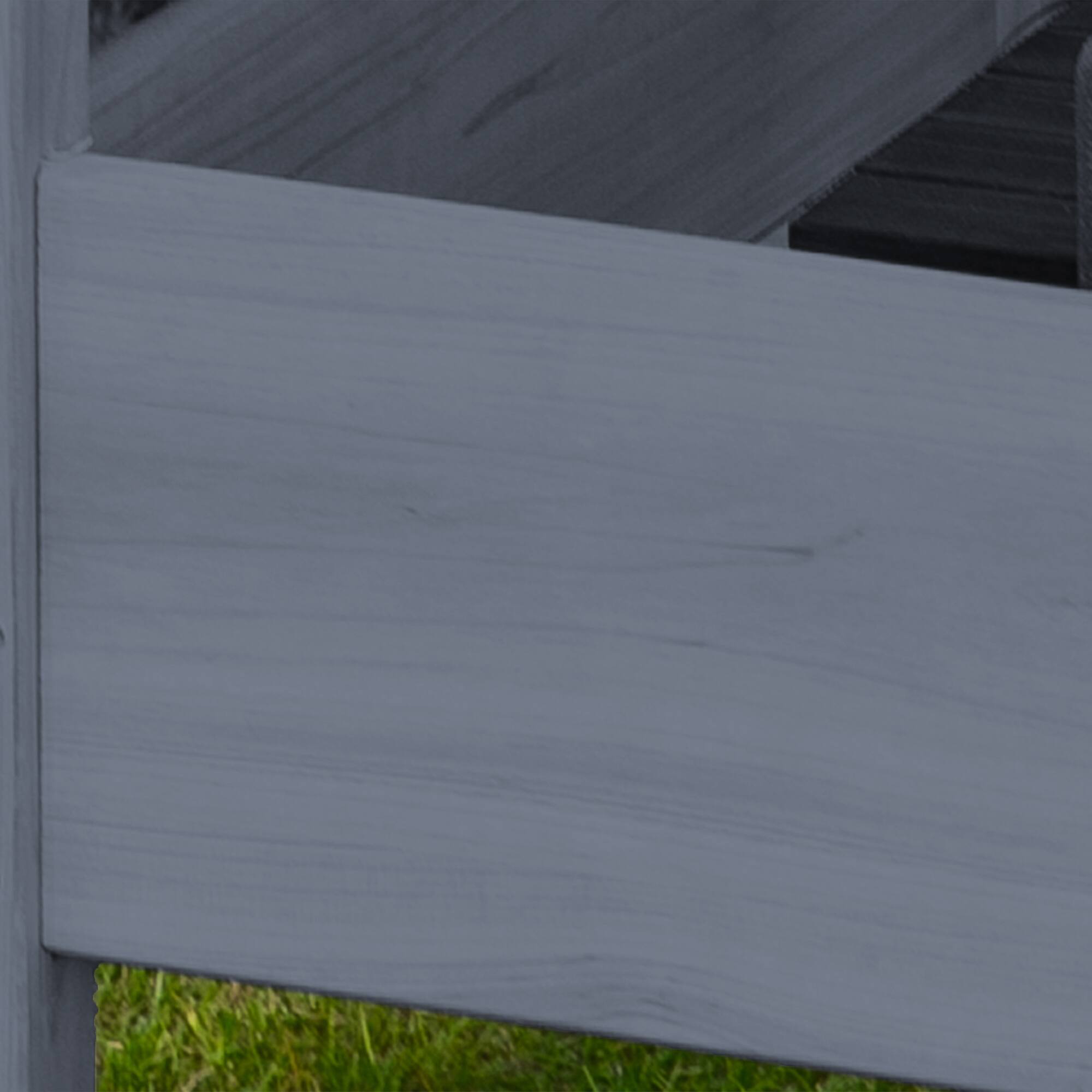 Alt View 8. Outsunny - Raised Garden Bed 2-Tier Wooden Planter Box for Backyard, Patio to Grow Vegetables - Gray.