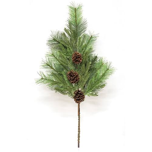 Front. BreeBe - Forest Path Pine Spray 33.5" - Green.