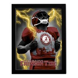 Sporticulture - Alabama Crimson Tide 14" x 18" Framed 3D Lenticular Art - Red