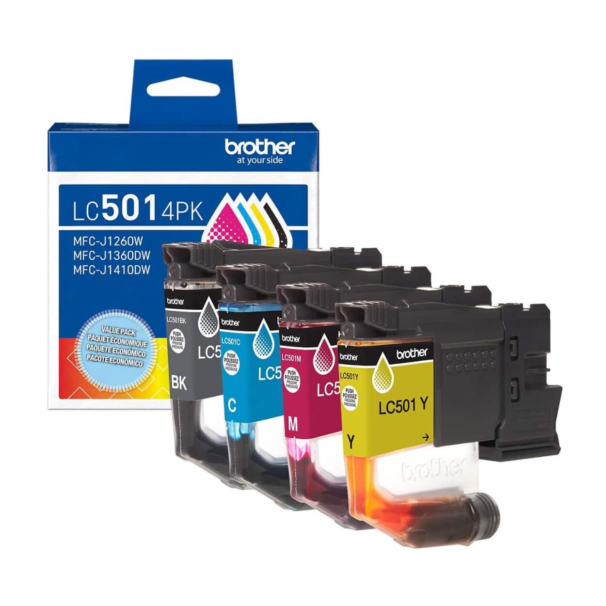Brother - Genuine (4-Pack) Standard Yield Ink Cartridges