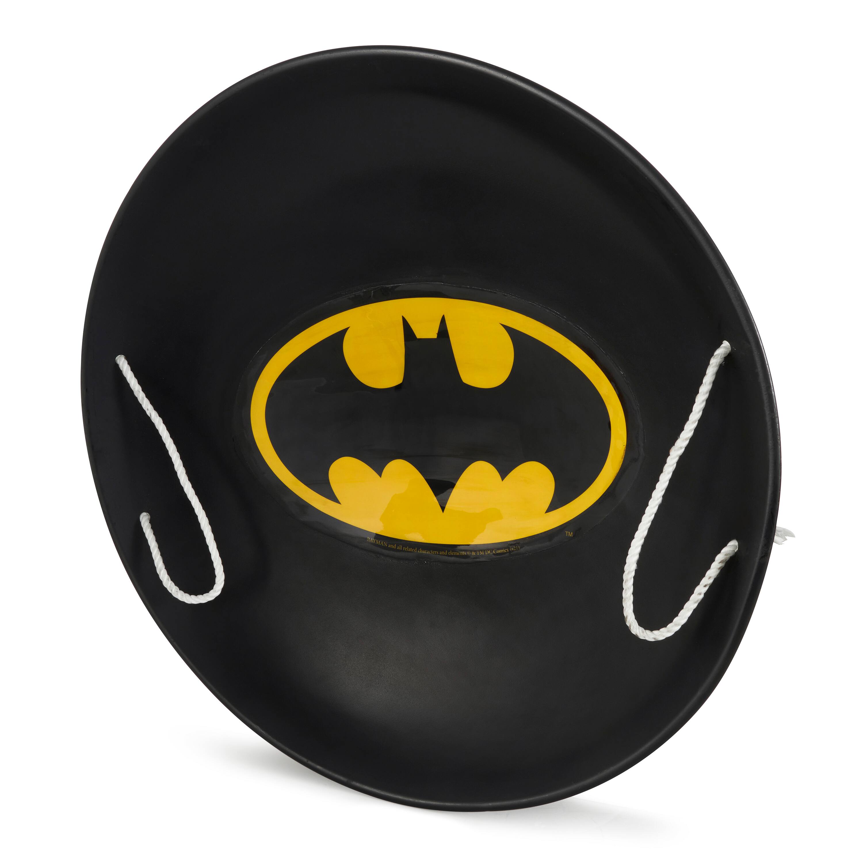 Alt View 4. Slippery Racer - Slippery Racer 26" Heavy Duty Metal Saucer Sled with Rope Handles, Black - Black.