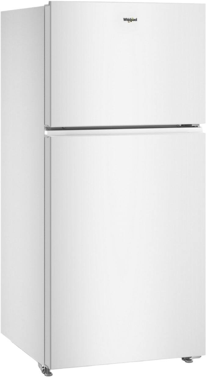 Alt View 8. Whirlpool - 30 in. Wide 19 cu. ft. Wide Top Freezer Refrigerator with Total Coverage Cooling - White.