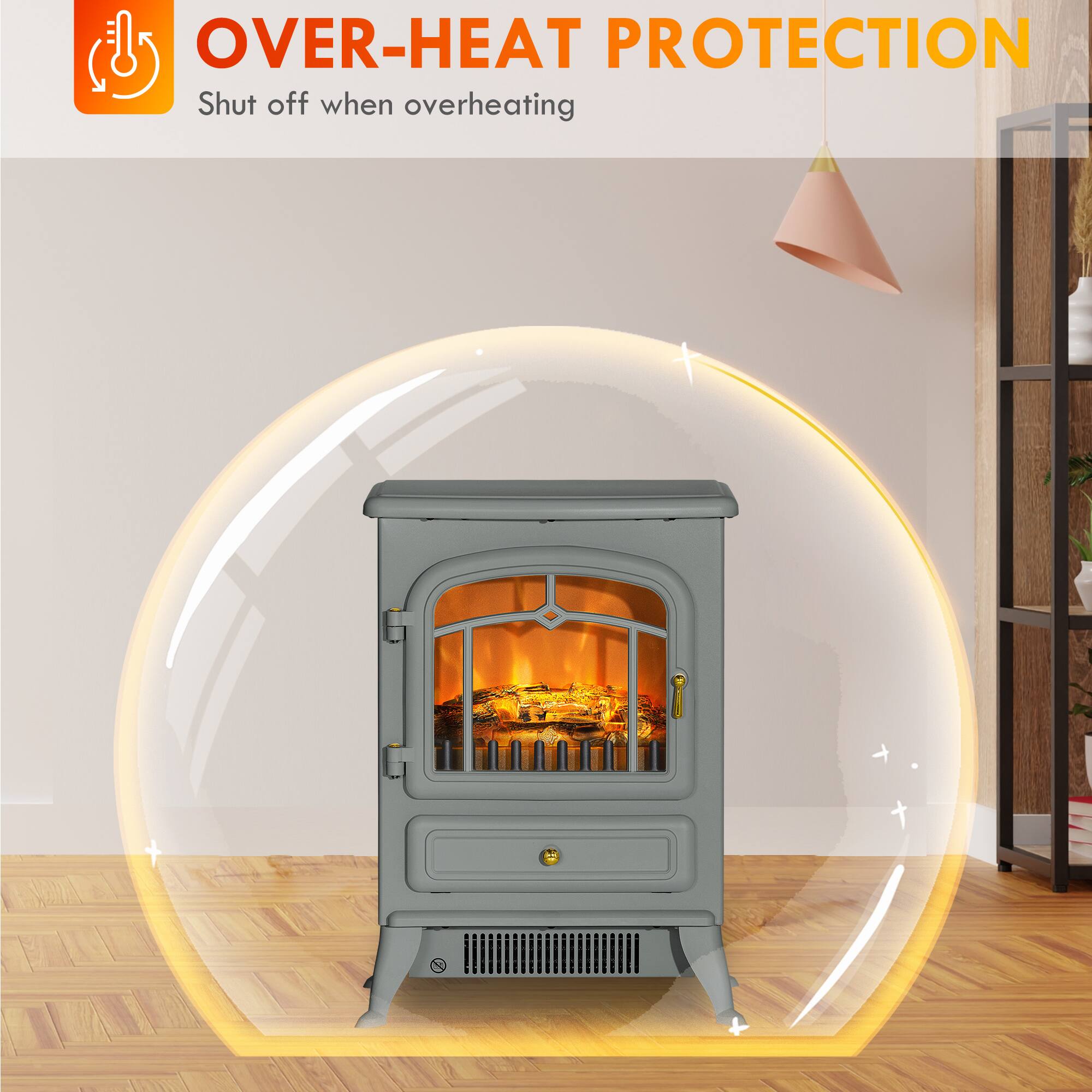 OVER-HEAT PROTECTION  
Shut off when overheating