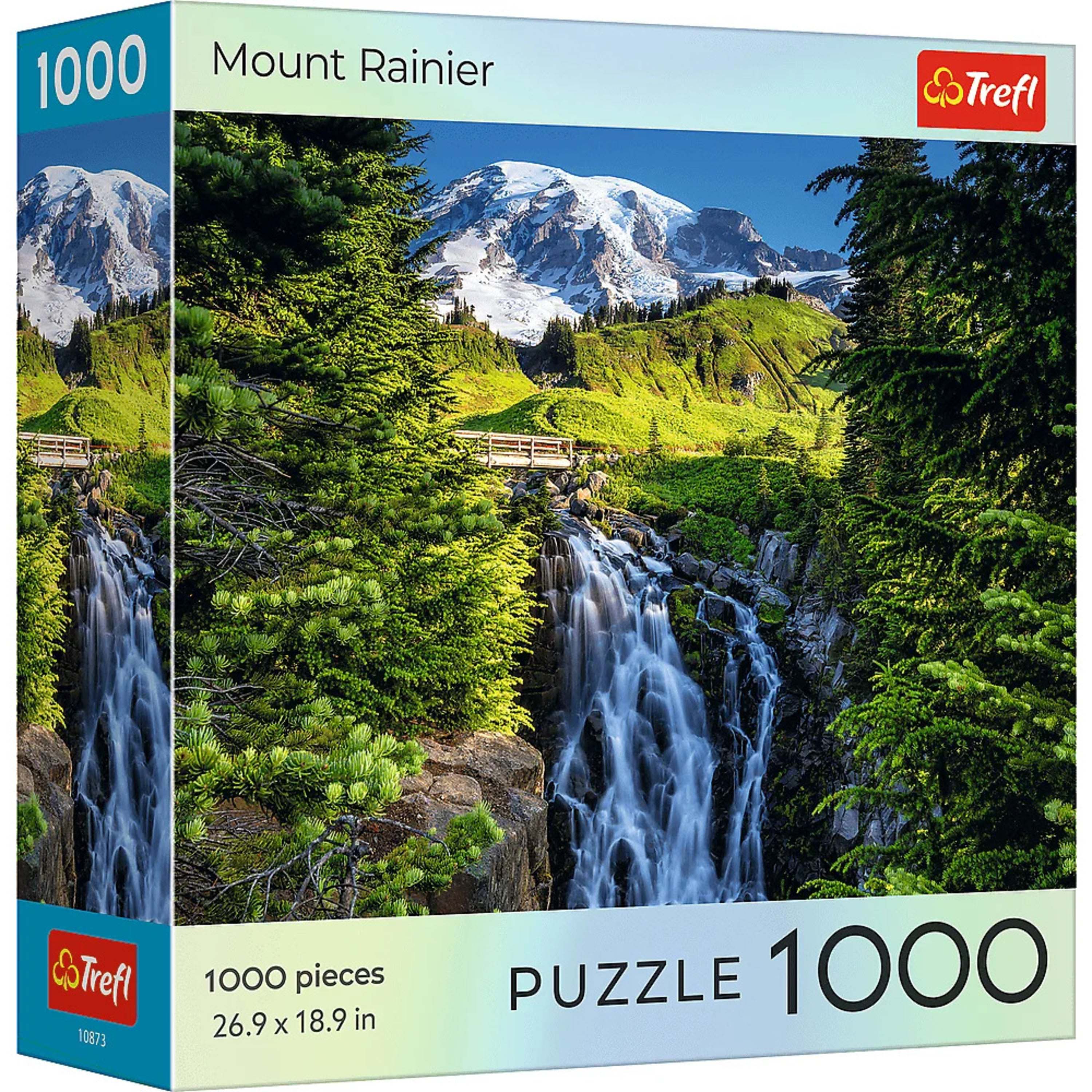 1000 Mount Rainier  
Trefl  
10873  
1000 pieces 26.9 x 18.9 in  
PUZZLE 1000