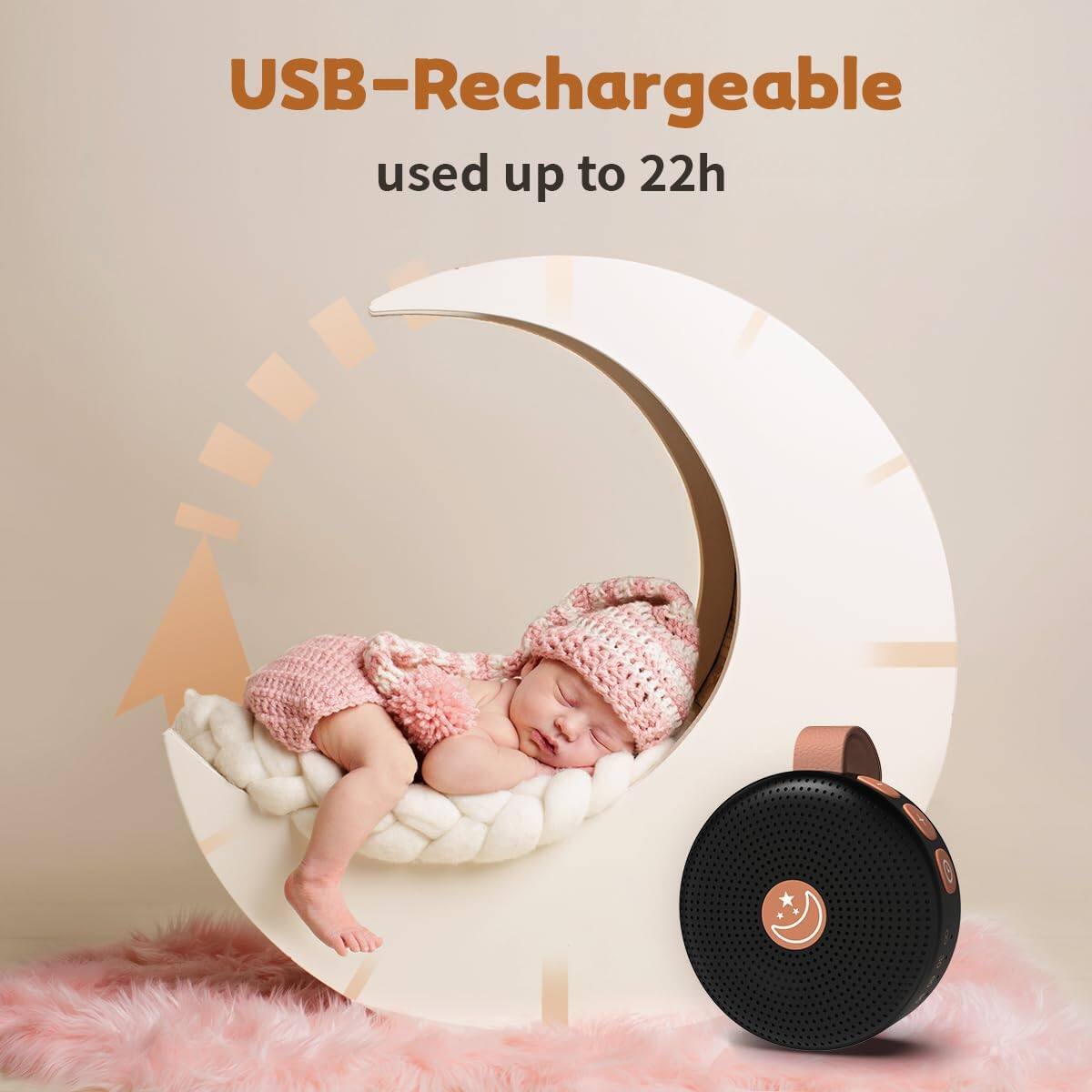 USB-Rechargeable  
used up to 22h