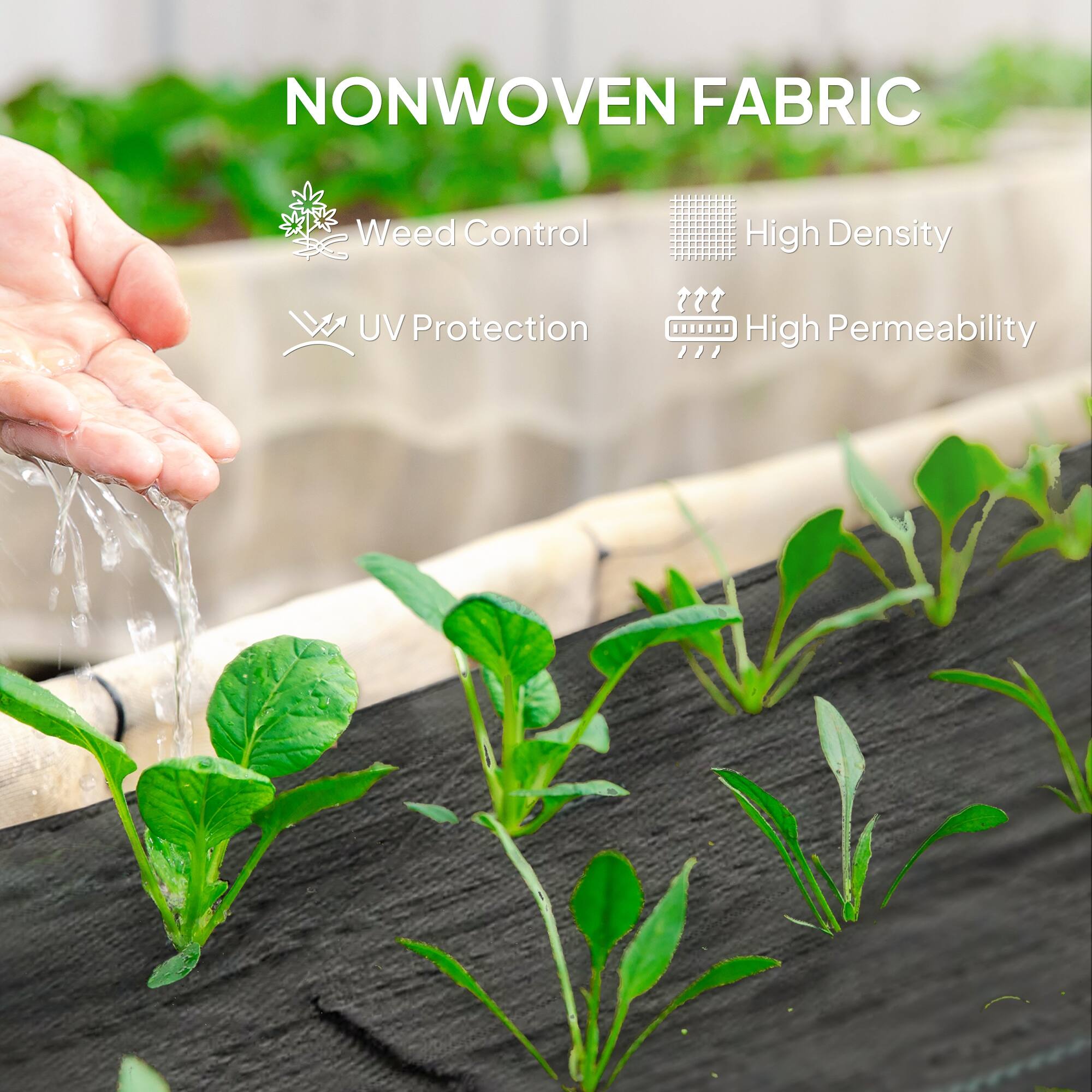 NONWOVEN FABRIC

- Weed Control
- UV Protection
- High Density
- High Permeability