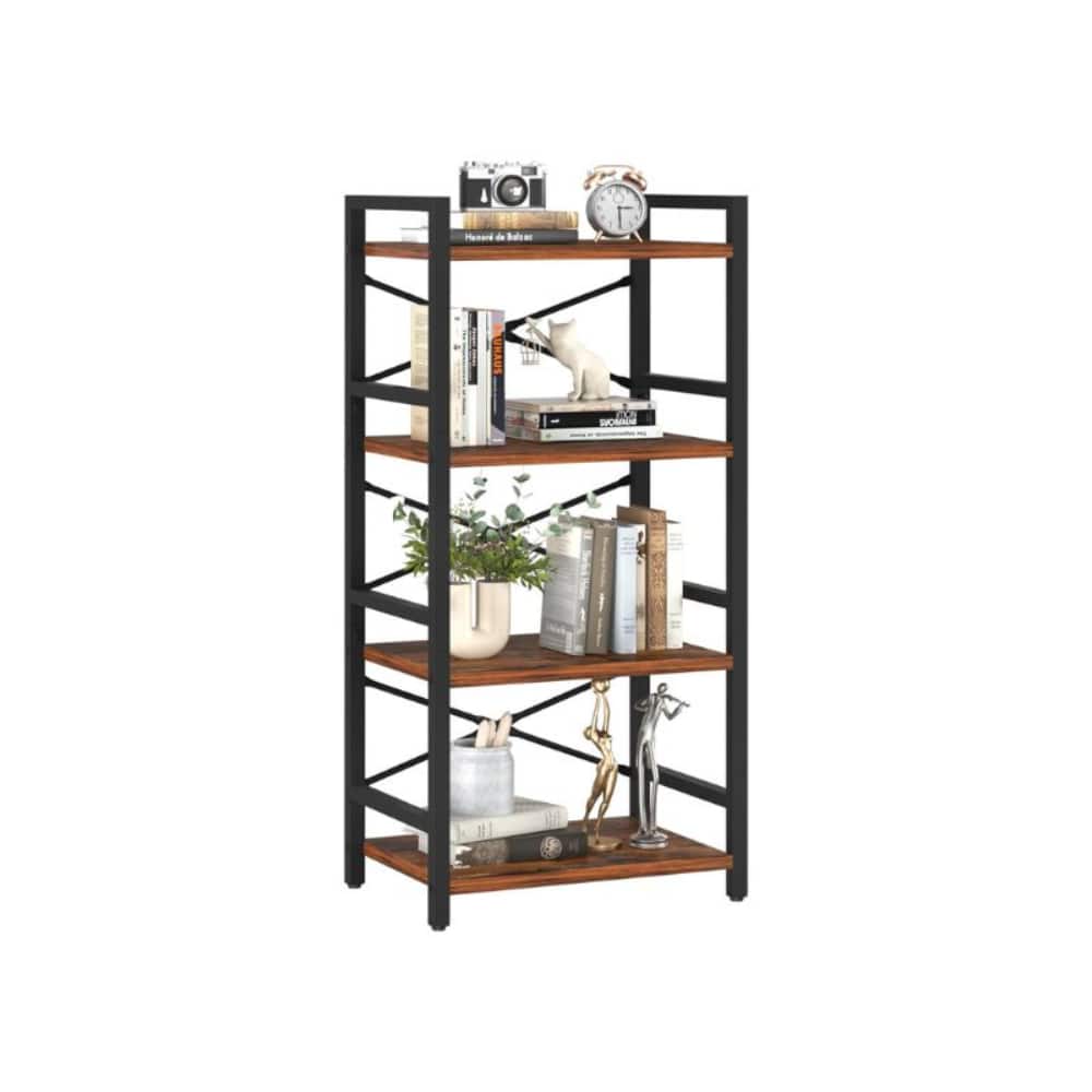 Fabibe - Industrial Storage Organizer Bookshelf - Black