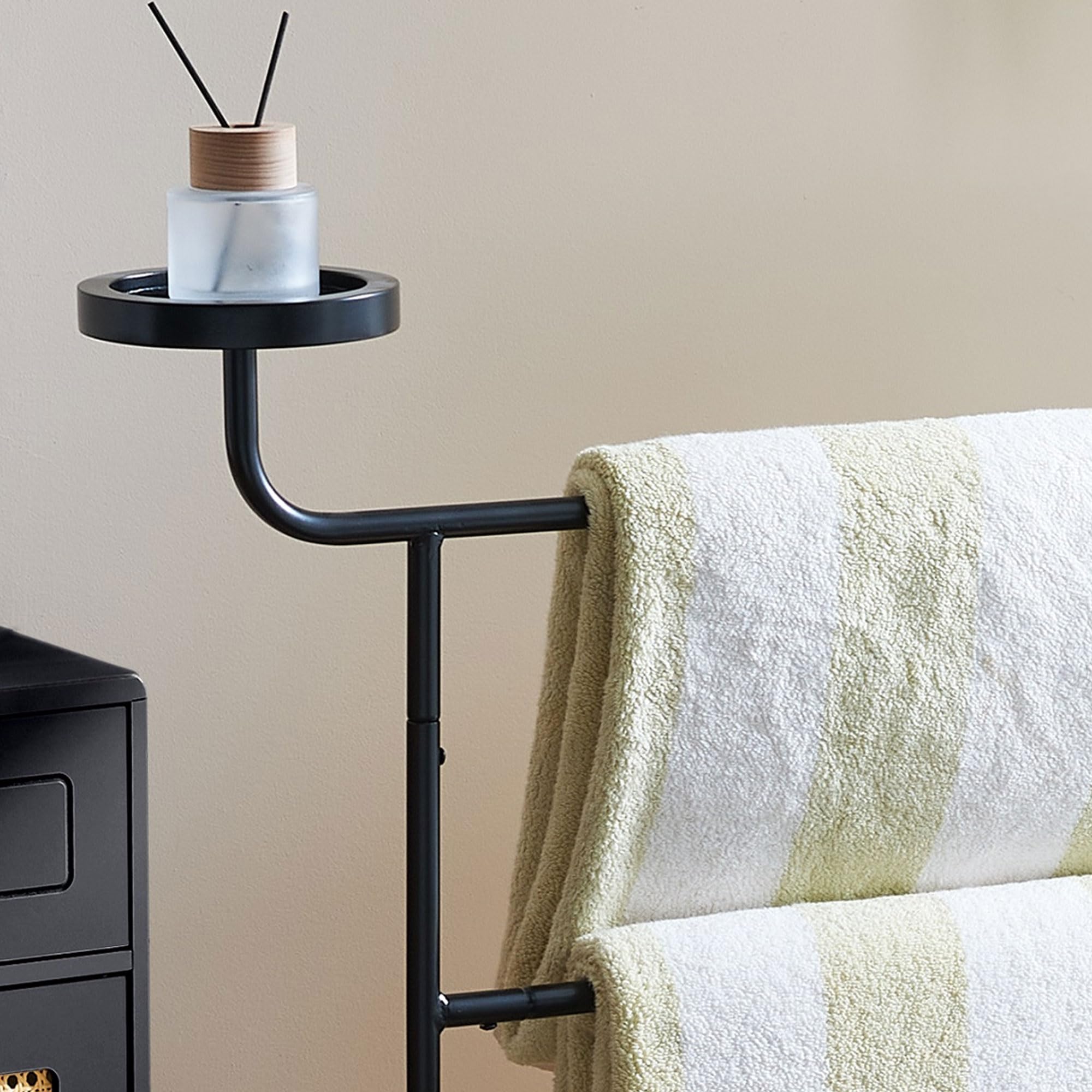 Alt View 2. Kings Brand Furniture - Kings Brand Furniture Valet Clothes Stand with Storage Tray - Black.