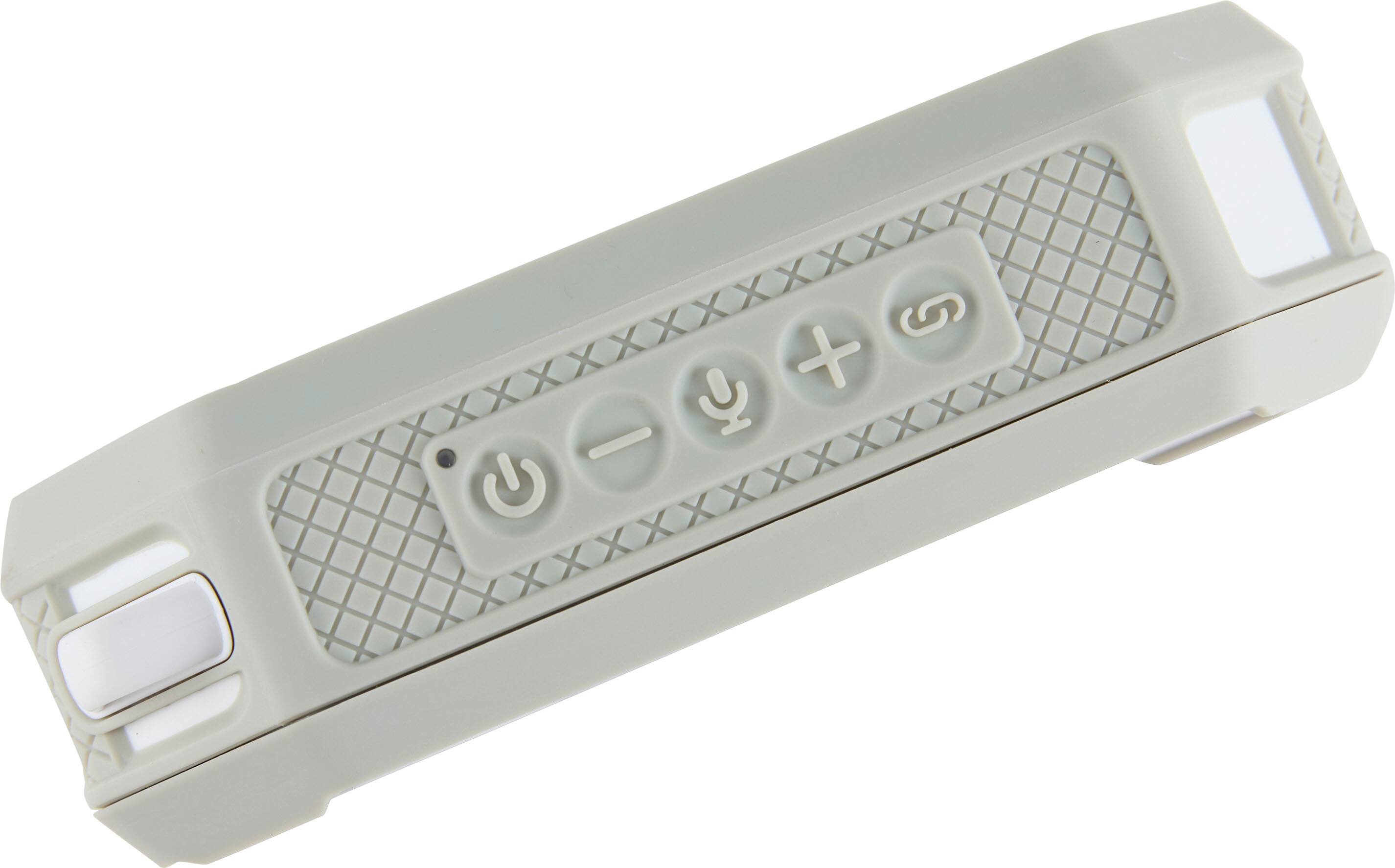 Alt View 13. Altec Lansing - Bluetooth HydraMini 2.0 EverythingProof Portable Speaker - Gray/White.