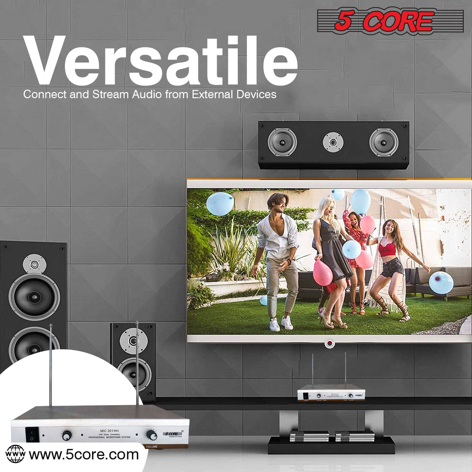 5 CORE Versatile: Connect and Stream Audio from External Devices - 211 10 - - : d0n - www.5core.com