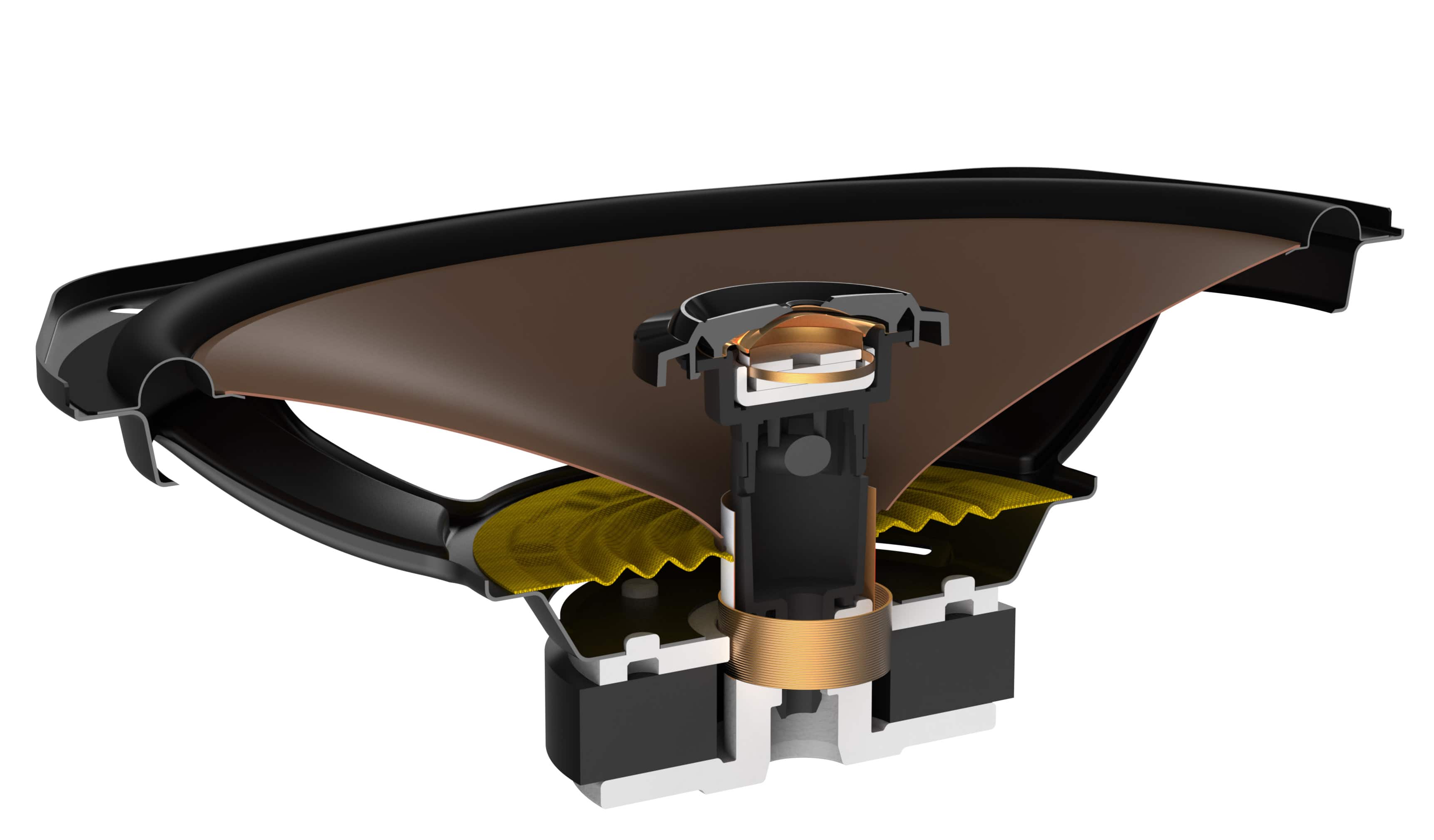 Left. Pioneer - 6" x 9" 2-way Car Speakers Aramid Fiber-reinforced IMPP cone (Pair) - Black.