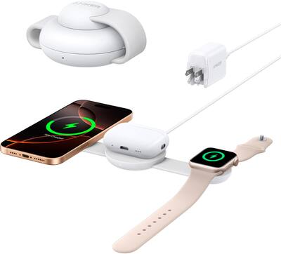 Anker MagGo Wireless Charging Station (3 in 1, Foldable Pad