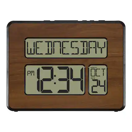 WEDNESDAY
PM 12:34
MONTH OCT
DATE 24