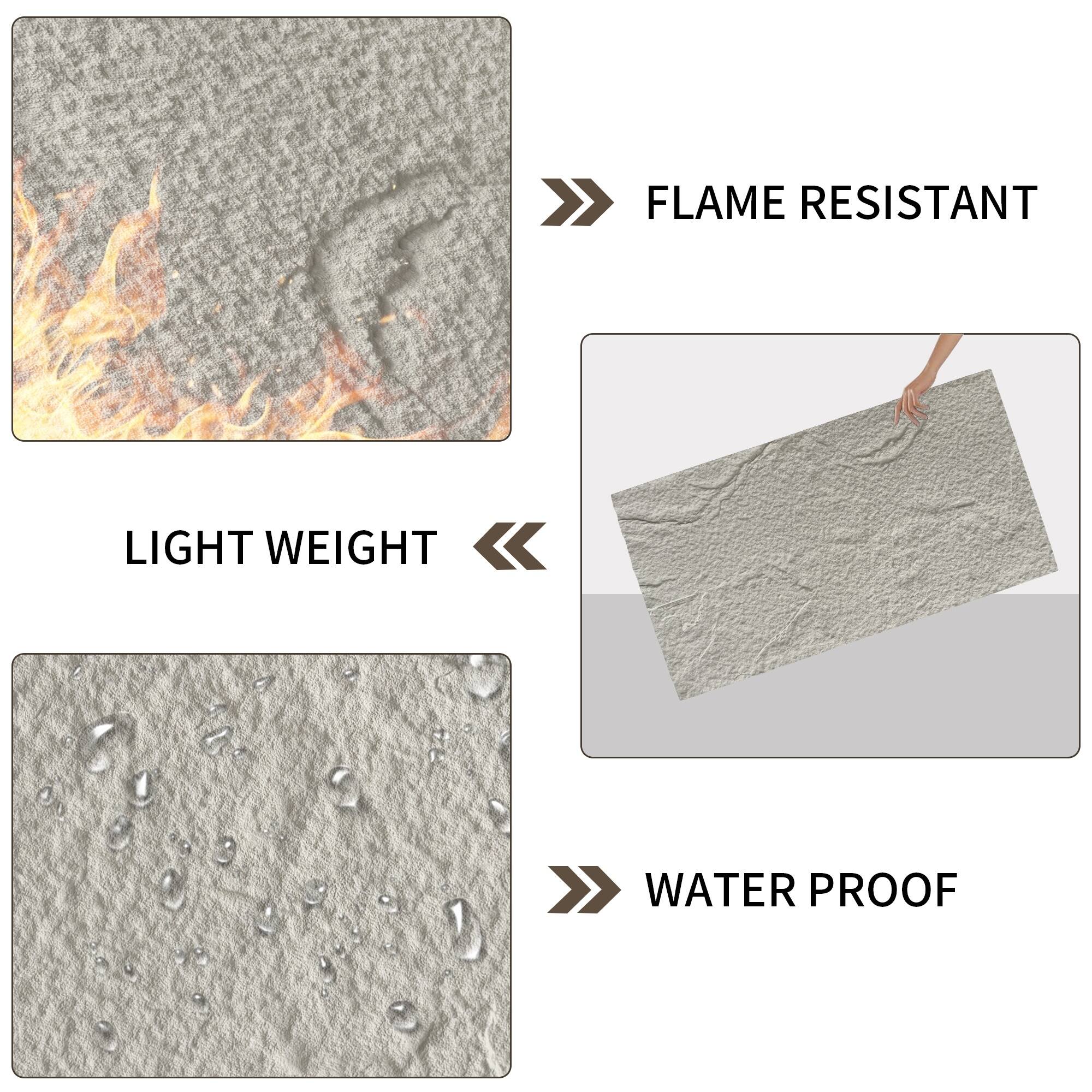 FLAME RESISTANT  
LIGHT WEIGHT  
WATER PROOF