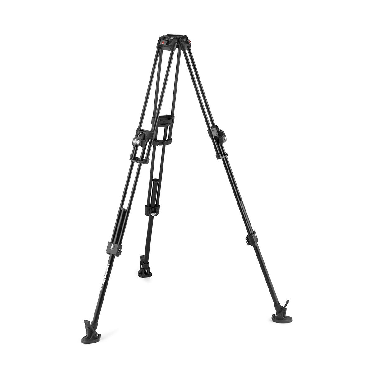 Alt View 2. Manfrotto - Manfrotto 645 3-Section FAST Twin Leg Aluminum Tripod.