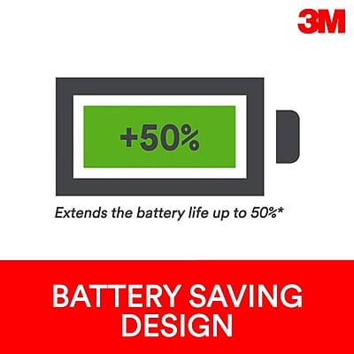 3M  
+50%  
Extends the battery life up to 50%*  
BATTERY SAVING DESIGN