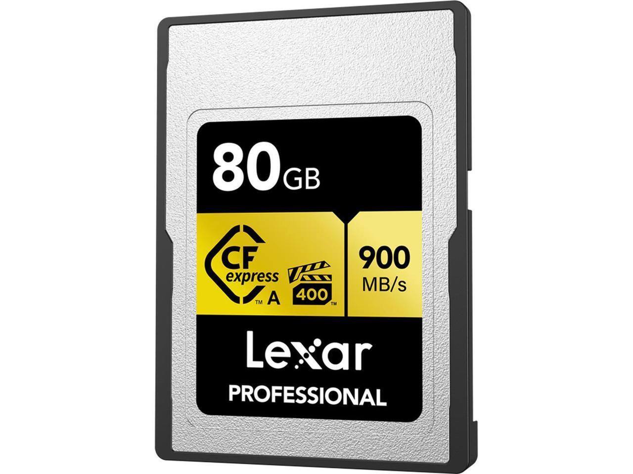 80 GB CF express A 400 900 MB/s Lexar PROFESSIONAL