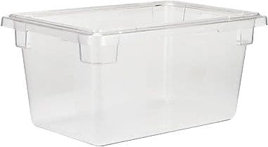 Front. RubberMaid - Rubbermaid® Clear Food/Tote Box, 5 Gallon - Clear.