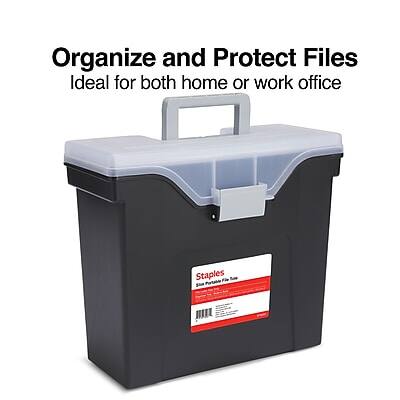 Organize and Protect Files  
Ideal for both home or work office  

Staples  
Heavy Duty Storage Box