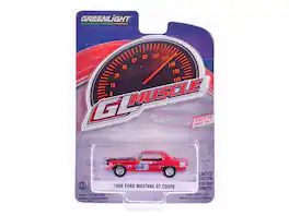 Greenlight - 1968 Ford Mustang GT Coupe #68 "Charlie Henry Race Car" "GreenLight Muscle" Series 29 1/64 - Red