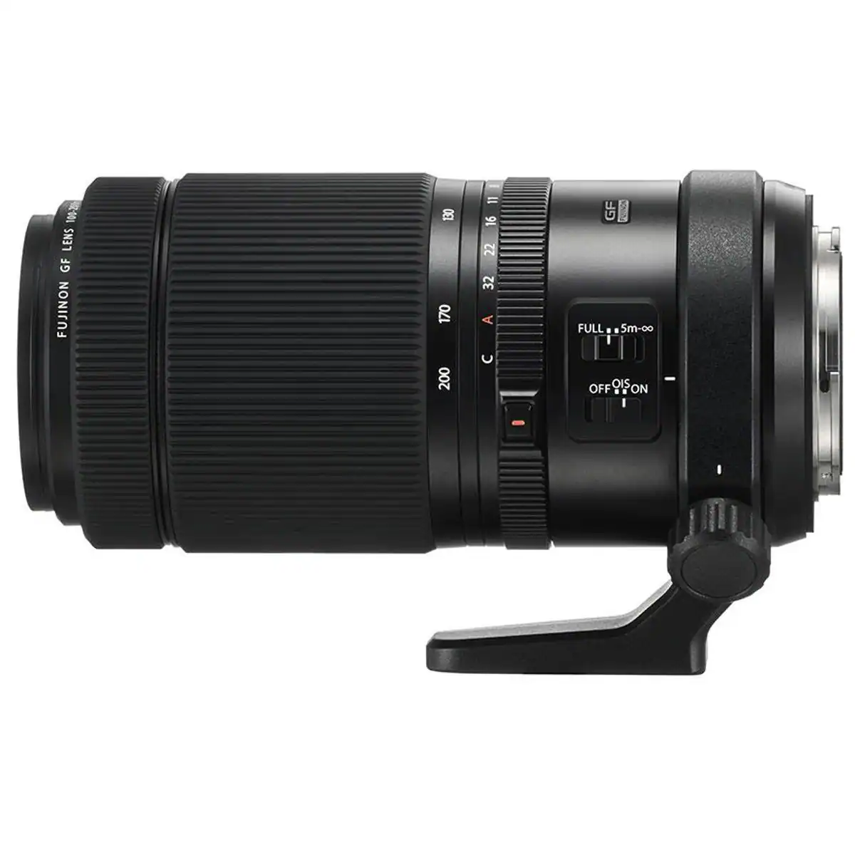 100-200 LENS GF FUJINON  
130 170 200  
= 16 22 32 C  
GF FULL 5m-∞ OIS OFF ON