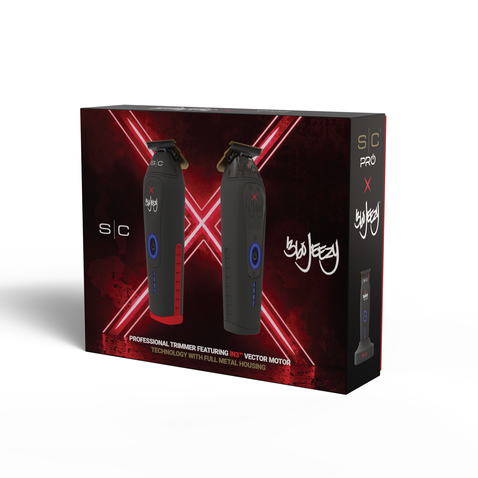 SC PRO X  
PROFESSIONAL TRIMMER TECHNOLOGY FEATURING IN3 WITH FULL VECTOR METAL HOUSING MOTOR