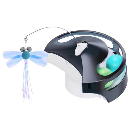 Front. Enabot - Eb2402311 Rola Petpal Interactive Smart Play Toys Module - White.