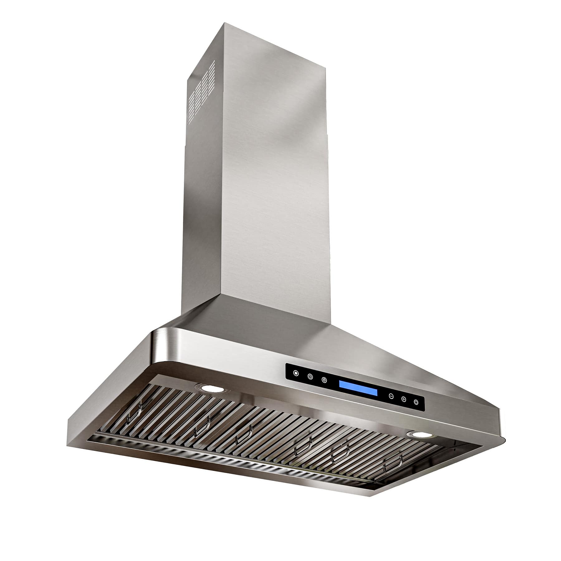Front. Onefly - 36 Inches - Convertible - Wall Mount Range Hood - Stainless steel.