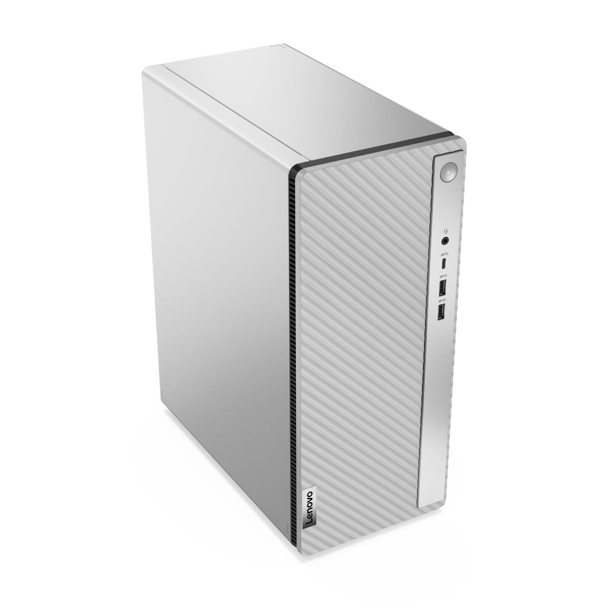 Back. Lenovo - Lenovo IdeaCentre Tower Desktop Core i7-14700 16GB 512GB SSD Windows 11 Home - Cloud Grey.