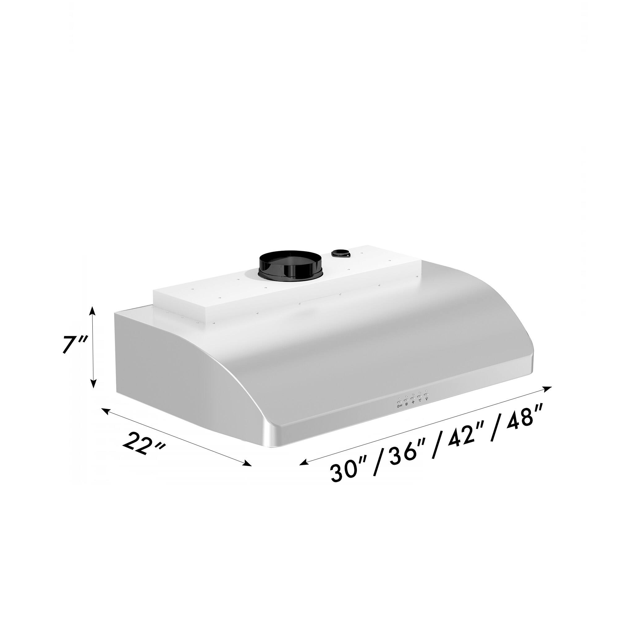 The text on the image reads: "7" 22" nors / 48" 30"/36"/42"/48" / 42" 30"/36"". This text is describing the dimensions of a box or container. The first measurement is 7 inches, followed by 22 inches. The next measurement is 48 inches, with the following measurements being 30 inches, 36 inches, 42 inches, and 48 inches. The last measurement is 42 inches, also with 30 inches and 36 inches following it.