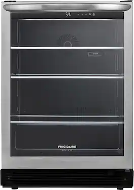Frigidaire - 185 Can Beverage Center - Stainless Steel