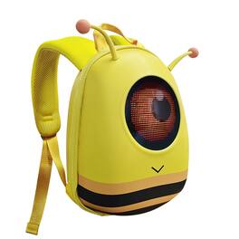 Loheer - Kids LED Smart Backpack with Programmable Pixel Display, Bluetooth Control and Little Ant Design - Yellow