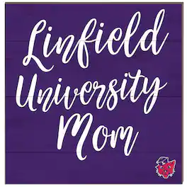Jardine - Linfield Wildcats 10'' x 10'' Team Mom Plaque - Purple