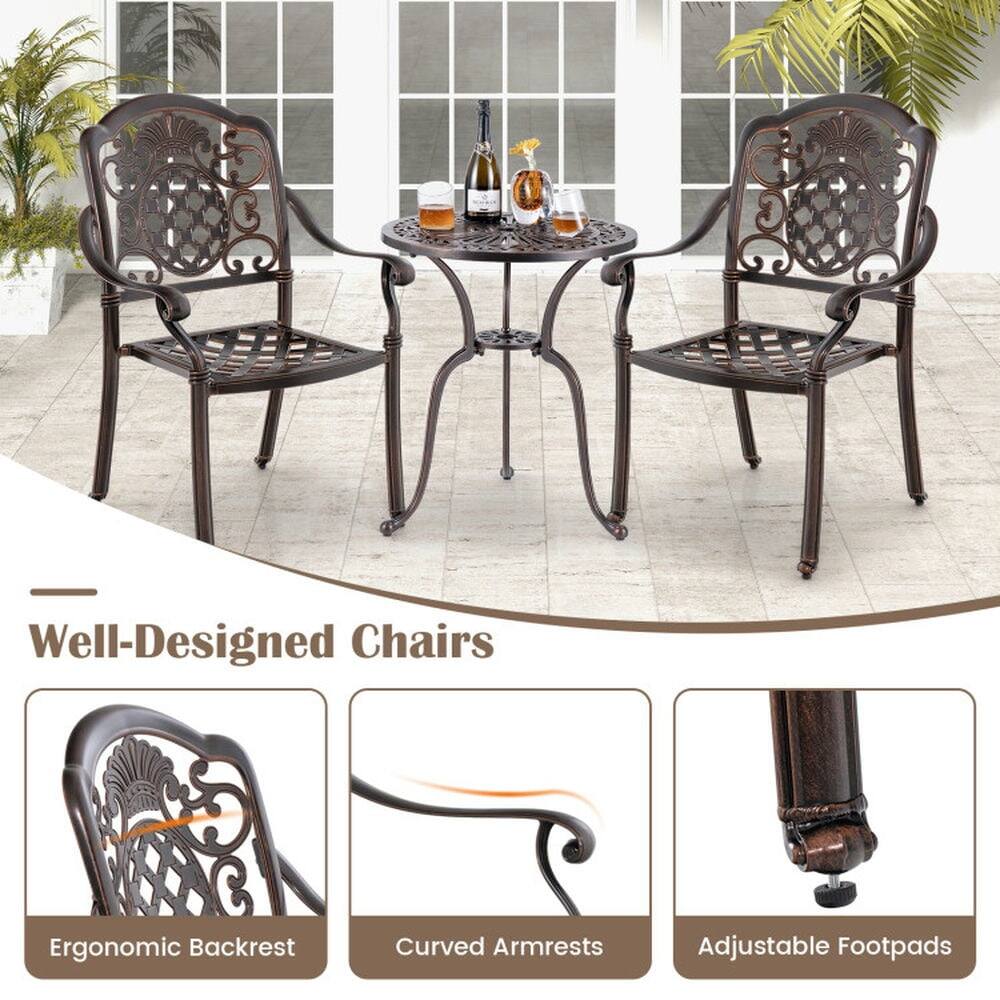 Well-Designed Chairs

- Ergonomic Backrest
- Curved Armrests
- Adjustable Footpads