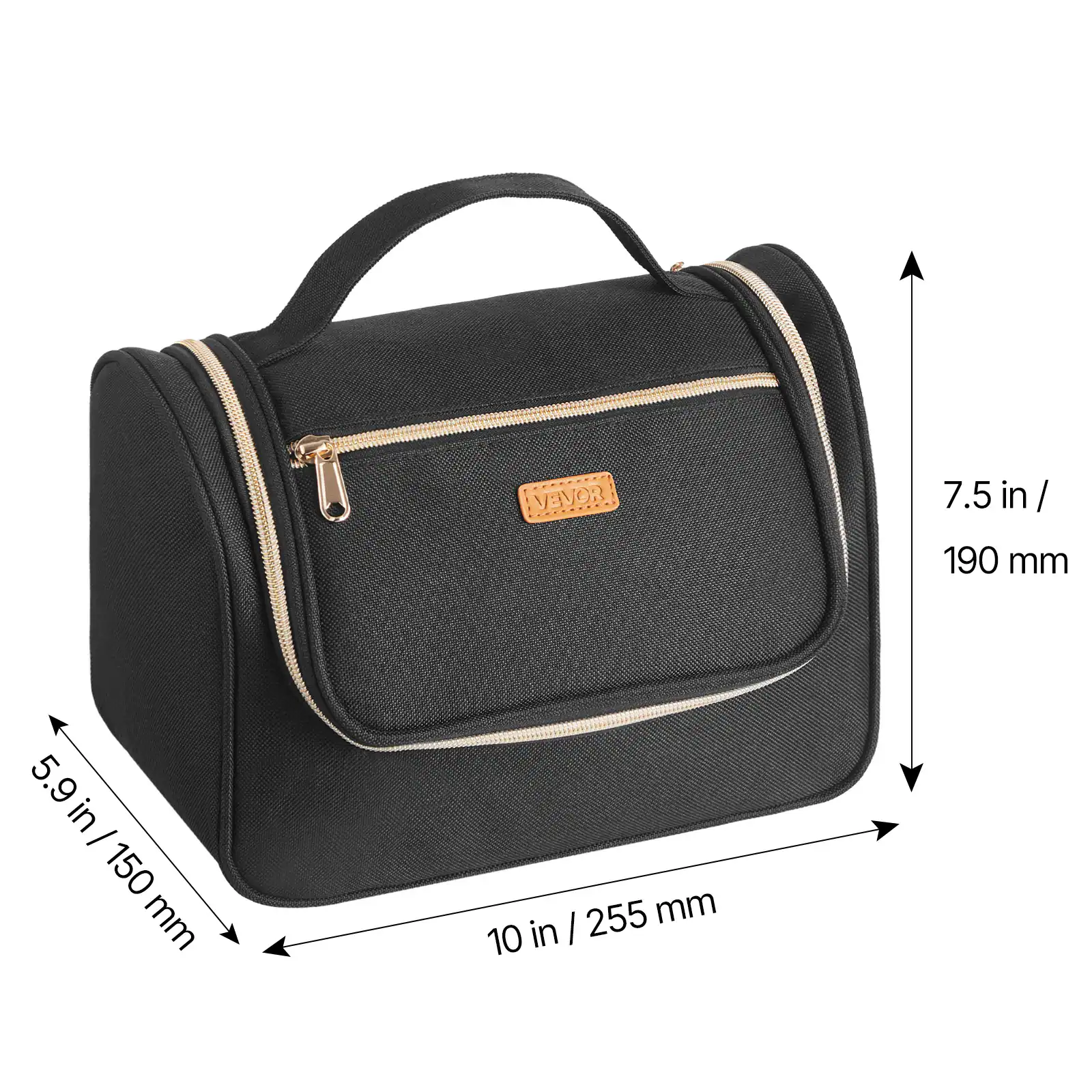 VENOR  
7.5 in / 190 mm  
5.9 in / 150 mm  
10 in / 255 mm