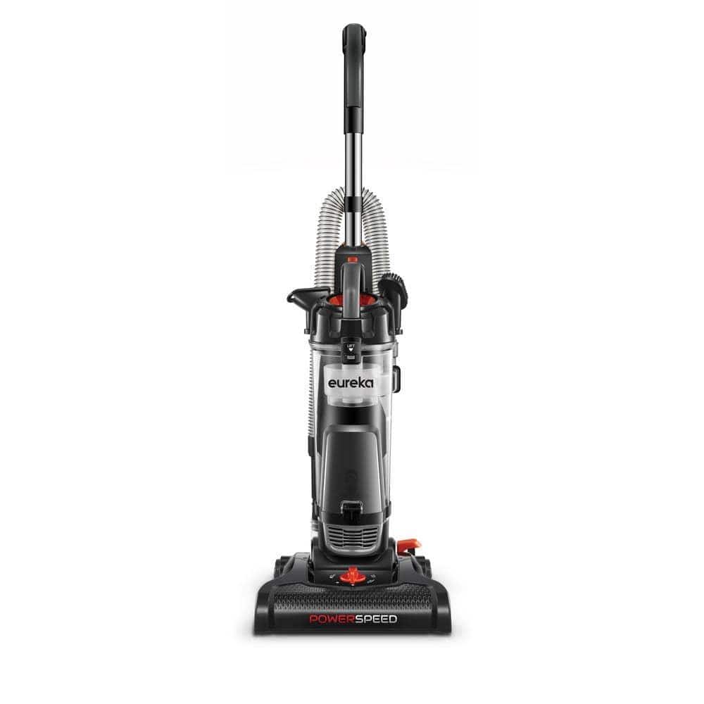 Eureka - Refurbished Excellent - Refurbished NEU180 PowerSpeed Multi-Surface Upright Bagless Vacuum Cleaner - Black Red