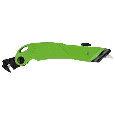 Alt View 4. Westcott - Westcott Retractable Safety Cutter, Green (00741) - Green.