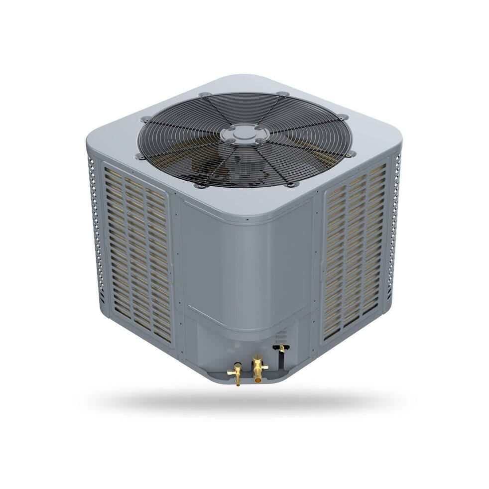 Left. Pioneer - Vertex 48,000 BTU 4 Ton 17.5 SEER2 Ducted Central Split Air Conditioner Inverter Heat Pump 230V - Grey.