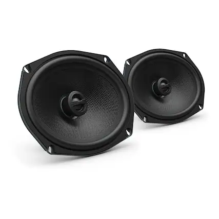 Front. AudioControl - Altitude Series 6" x 9" Coaxial Speakers with Precision-Molded Glass Fiber Cones (Pair) - Black.