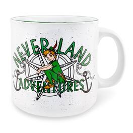 Disney - Peter Pan "Neverland Adventures" Ceramic Camper Mug | Holds 20 Ounces - Green