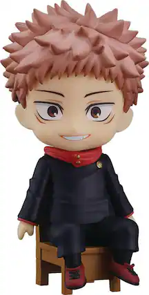 Front. Good Smile Company - Good Smile Company - Jujutsu Kaisen - Nendoroid Yuji Itadori Swacchao Action Figure - COLLECTIBLES - Multicolor.