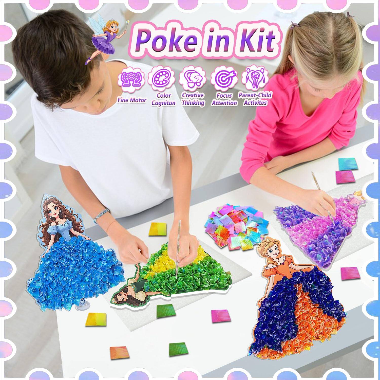 Poke in Kit

- Fine Motor
- Color Cognition
- Creative Thinking
- Focus Attention
- Parent-Child Activities
