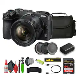 Nikon - Z30 Lightweight Mirrorless Camera with 12-28mm Zoom Lens (1781) Bundle - Black Starter Bundle
