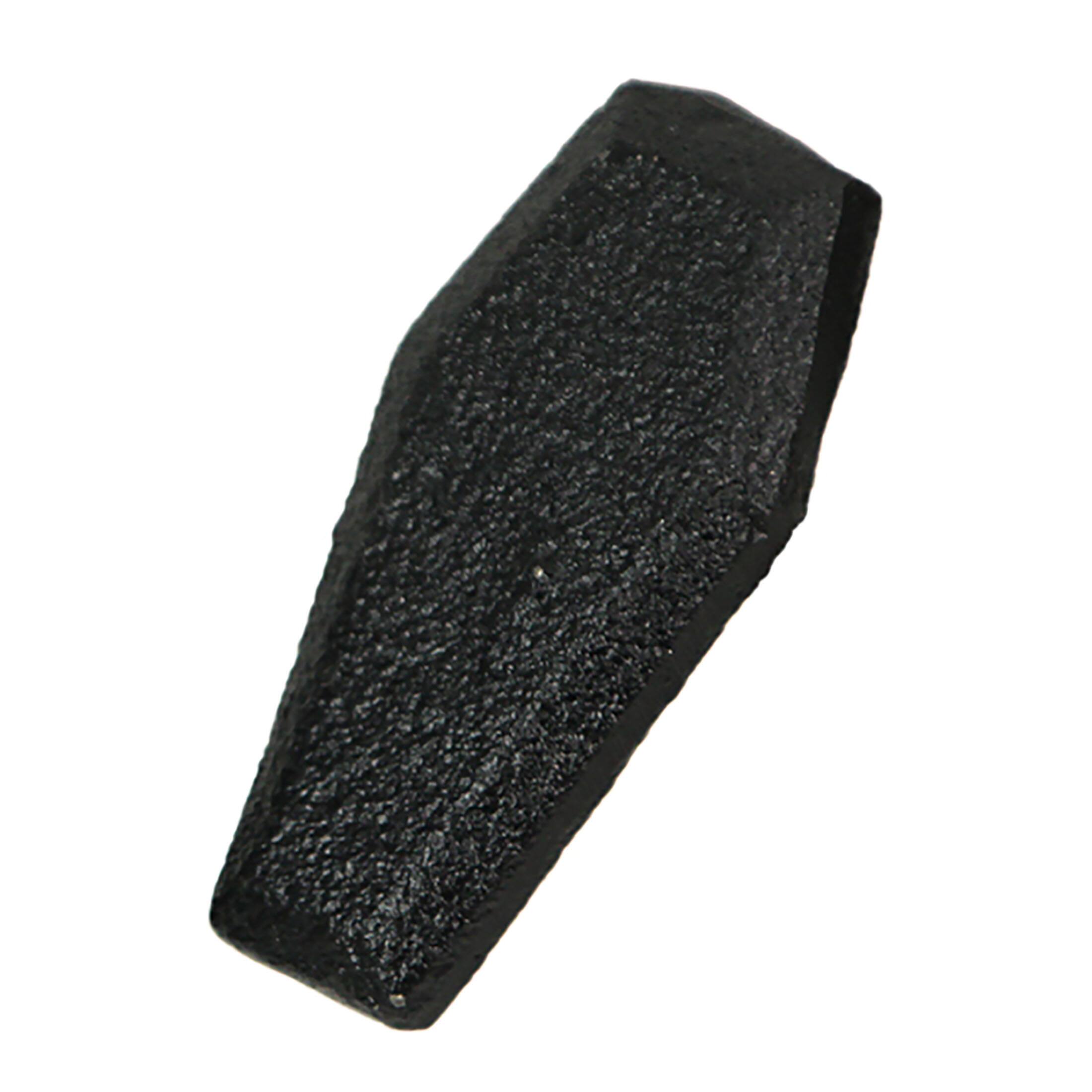 Alt View 2. Zeckos - Set of 6 Gothic Black Coffin Pulls - 2.5" x 1.5" - Cabinet Decor - Black.