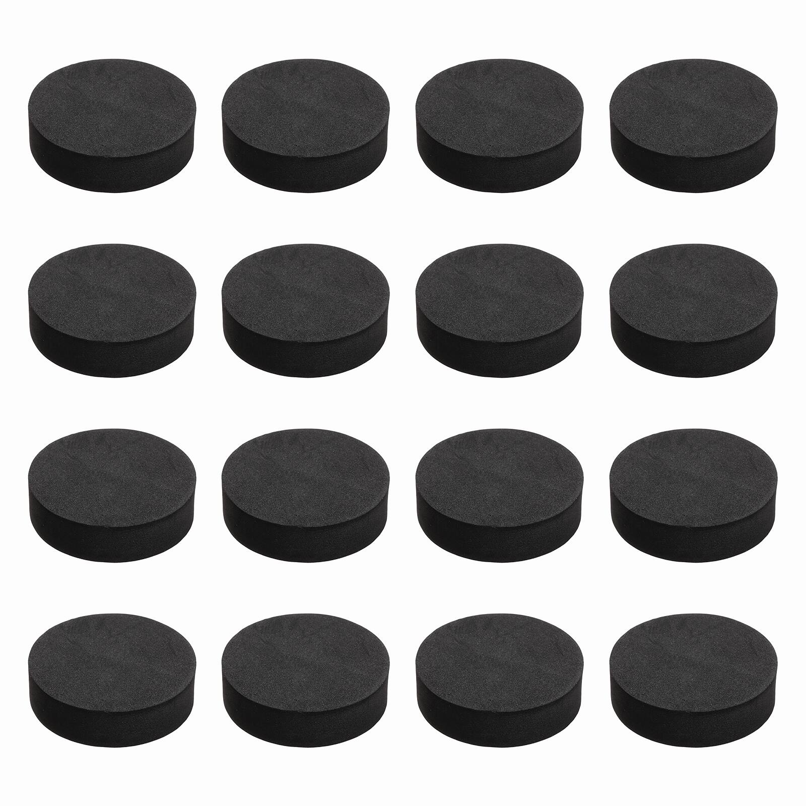 Unique Bargains - Single Sided Speaker Isolation Pads 55x16mm Round EVA Acoustic Foam Anti-Vibration Feet for Speaker Subwoofer, 16pcs - Black price history on PriceWatchPro